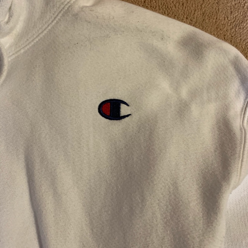 Champion white sweater